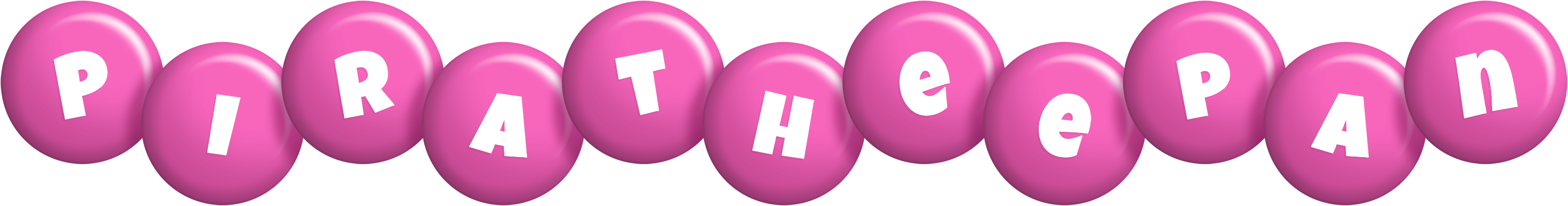 Piratheepan candy-pink logo