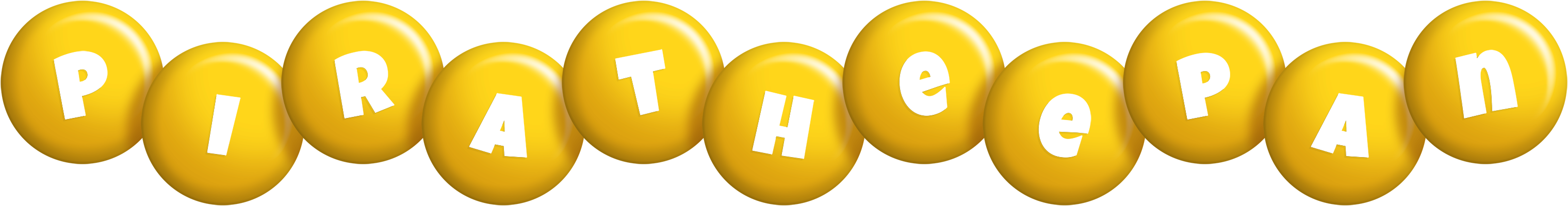 Piratheepan candy-yellow logo