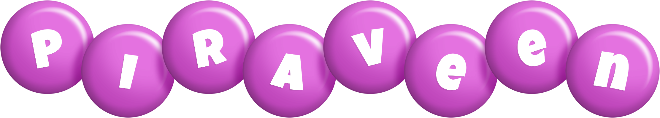 Piraveen candy-purple logo