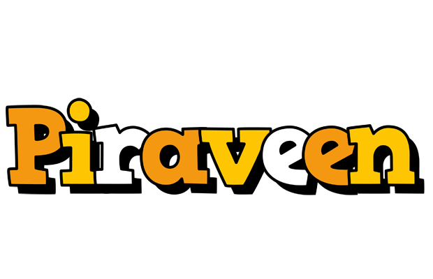 Piraveen cartoon logo