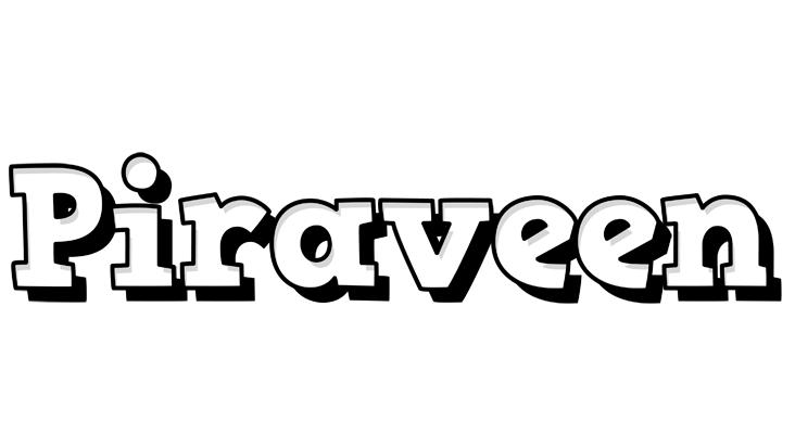 Piraveen snowing logo