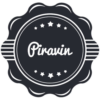 Piravin badge logo