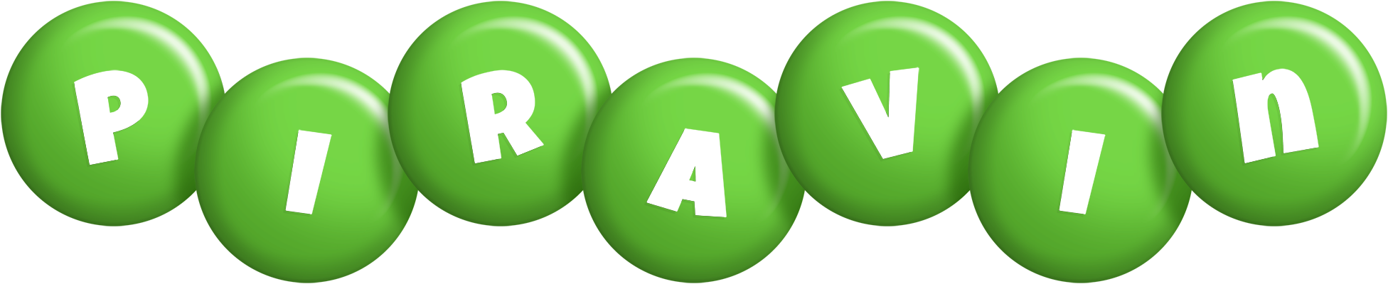 Piravin candy-green logo