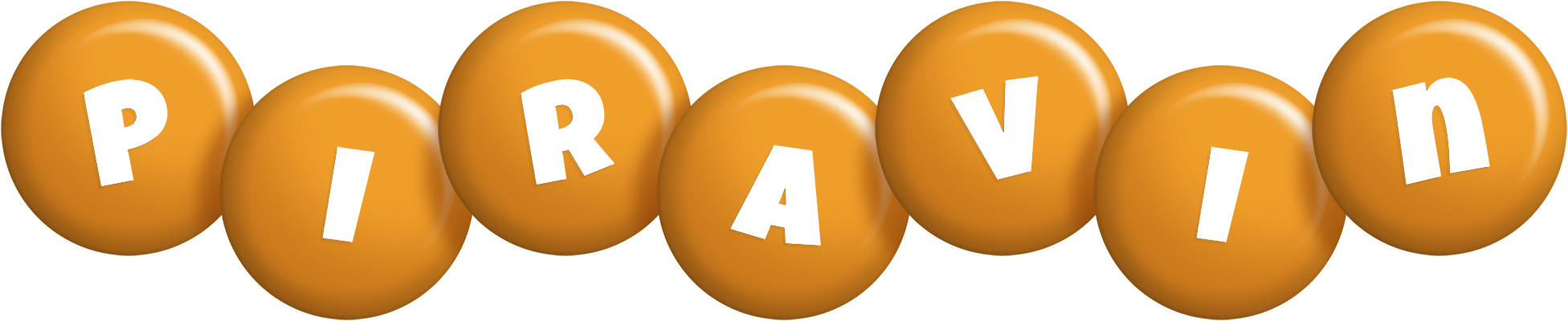 Piravin candy-orange logo