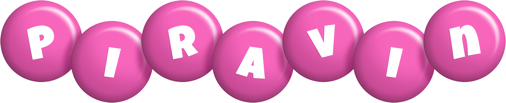 Piravin candy-pink logo