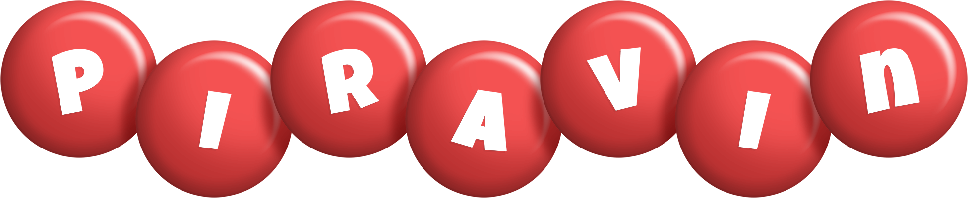 Piravin candy-red logo