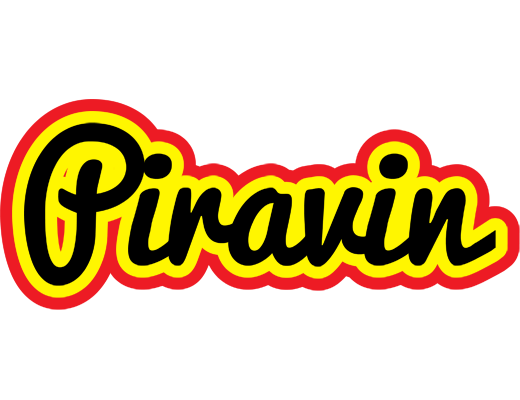 Piravin flaming logo
