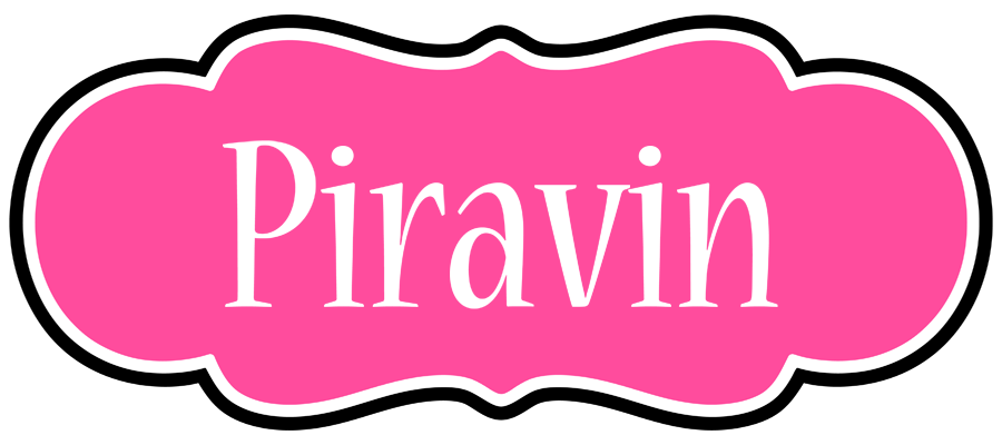 Piravin invitation logo
