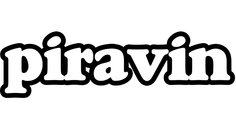 Piravin panda logo
