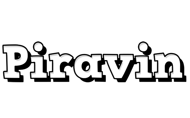 Piravin snowing logo