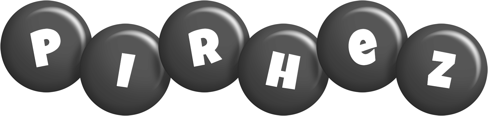 Pirhez candy-black logo
