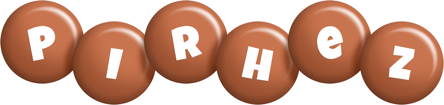 Pirhez candy-brown logo