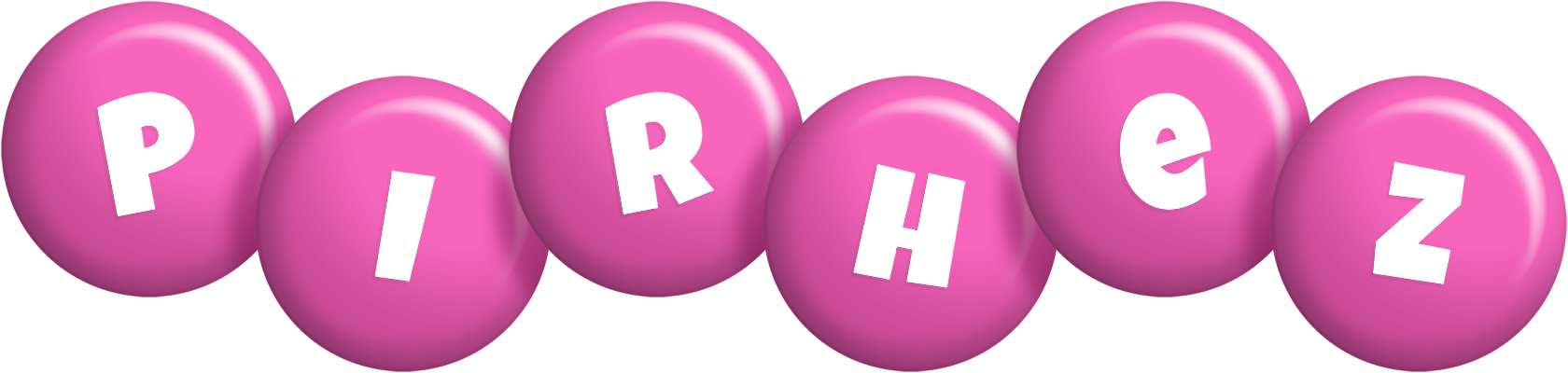 Pirhez candy-pink logo