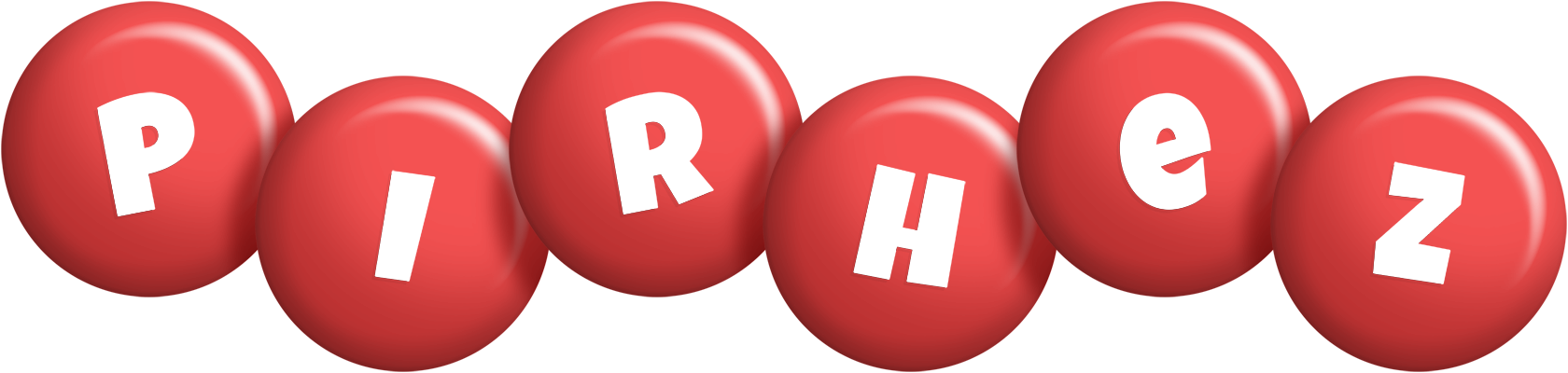 Pirhez candy-red logo