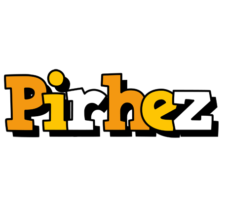 Pirhez cartoon logo