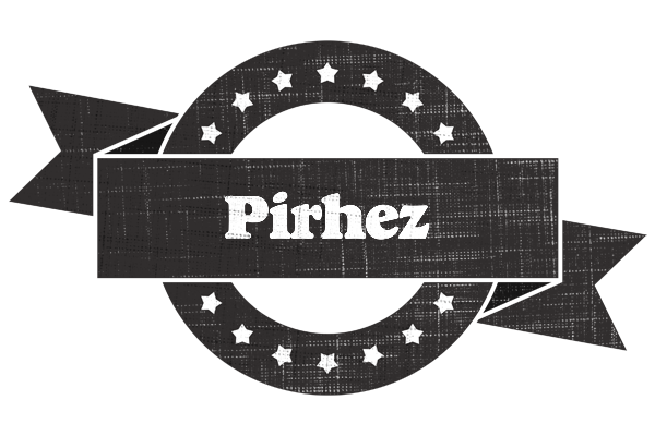 Pirhez grunge logo