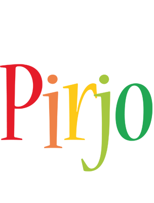 Pirjo birthday logo