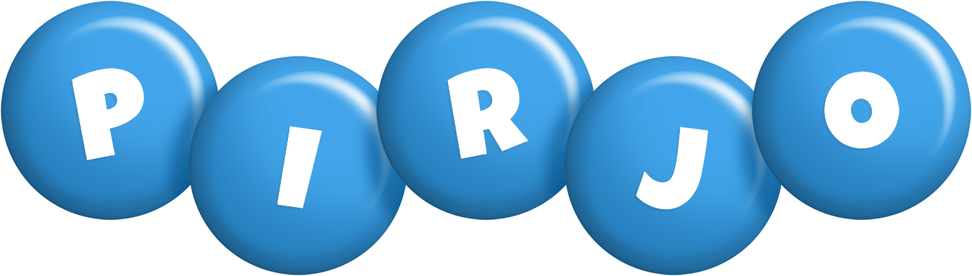 Pirjo candy-blue logo