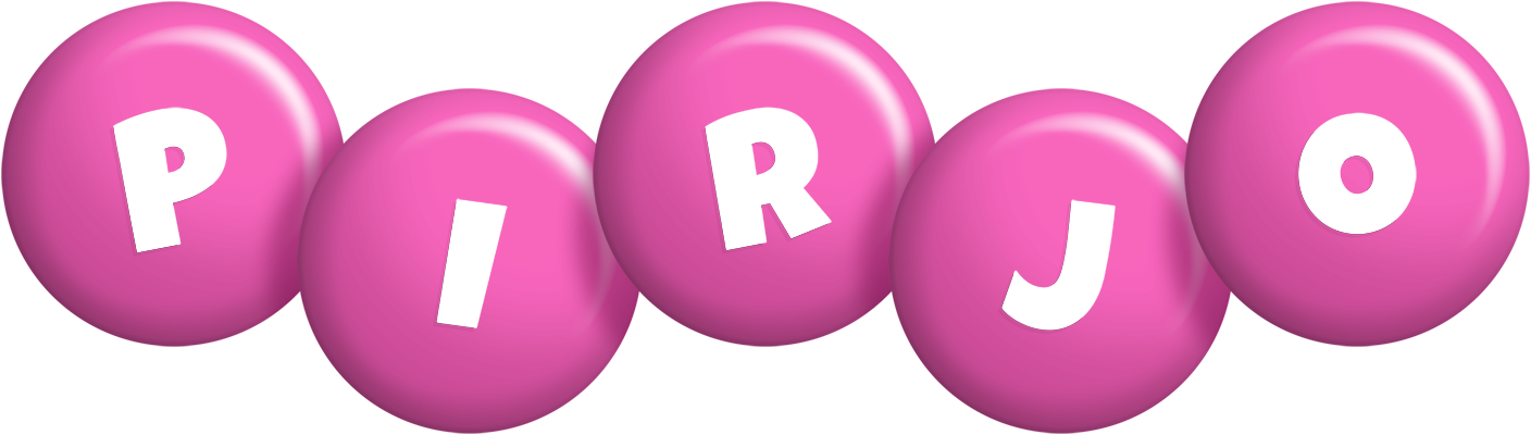 Pirjo candy-pink logo