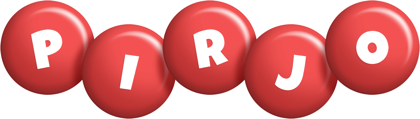 Pirjo candy-red logo
