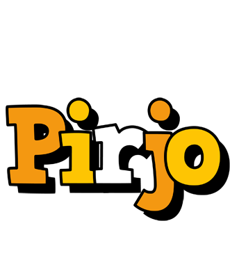 Pirjo cartoon logo