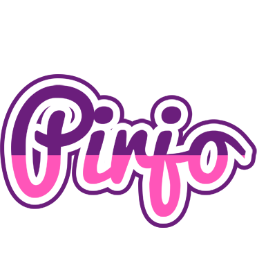 Pirjo cheerful logo