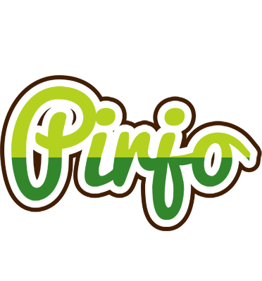 Pirjo golfing logo