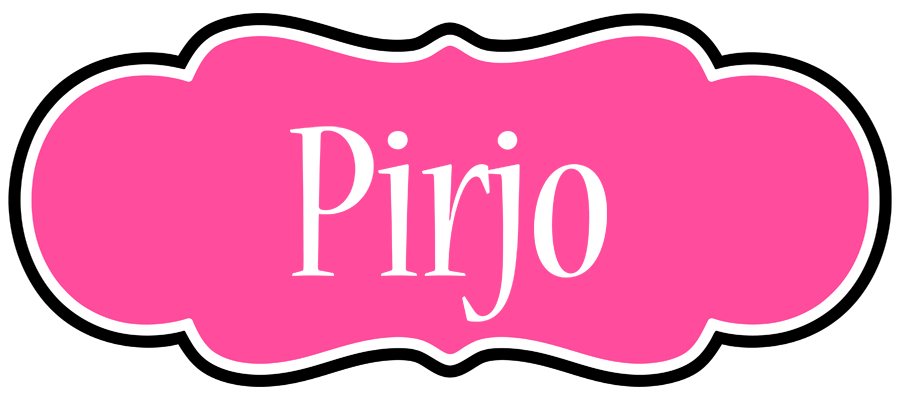 Pirjo invitation logo