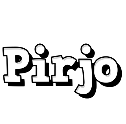 Pirjo snowing logo