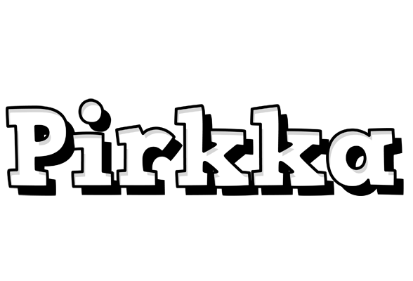 Pirkka snowing logo