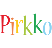 Pirkko birthday logo