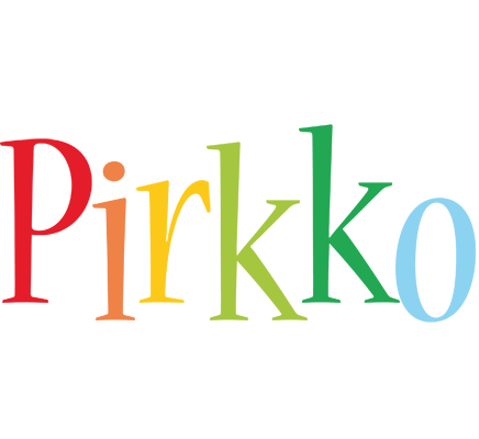 Pirkko birthday logo