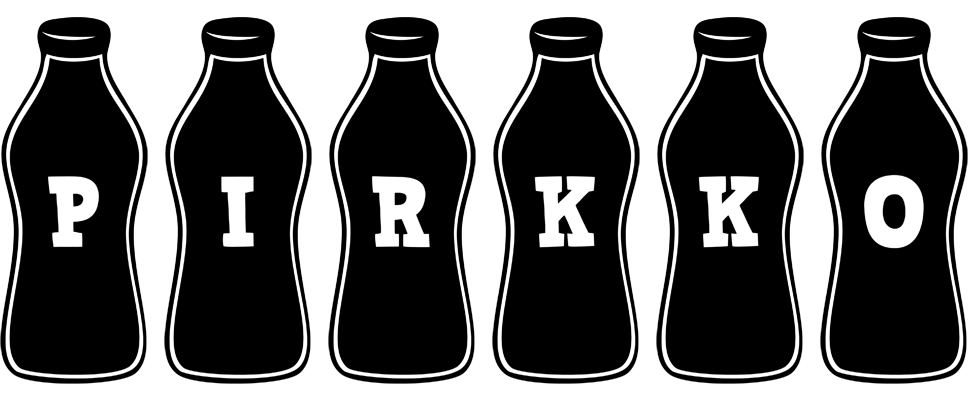 Pirkko bottle logo