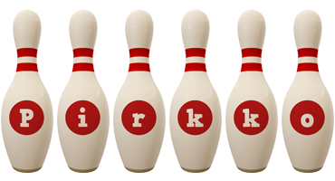 Pirkko bowling-pin logo