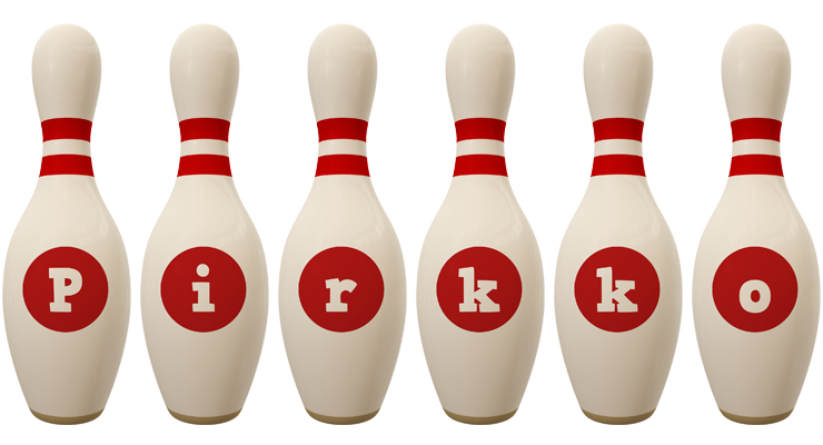 Pirkko bowling-pin logo