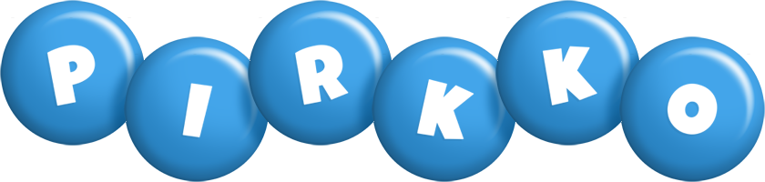 Pirkko candy-blue logo