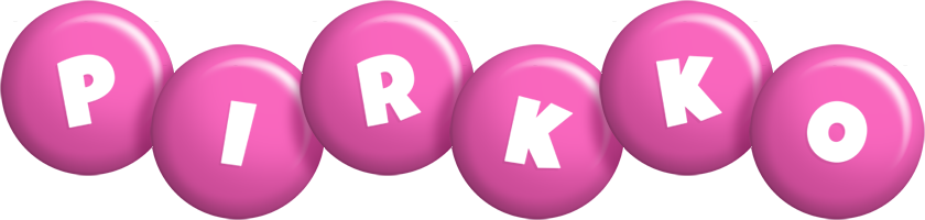 Pirkko candy-pink logo