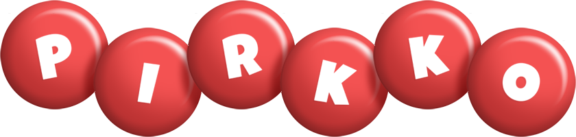 Pirkko candy-red logo