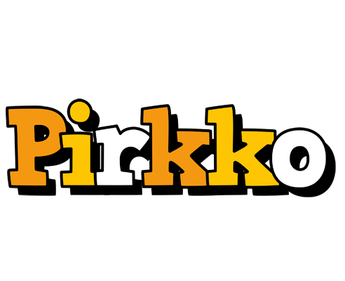 Pirkko cartoon logo