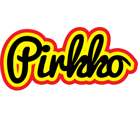 Pirkko flaming logo