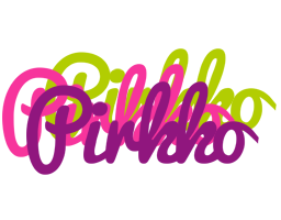 Pirkko flowers logo