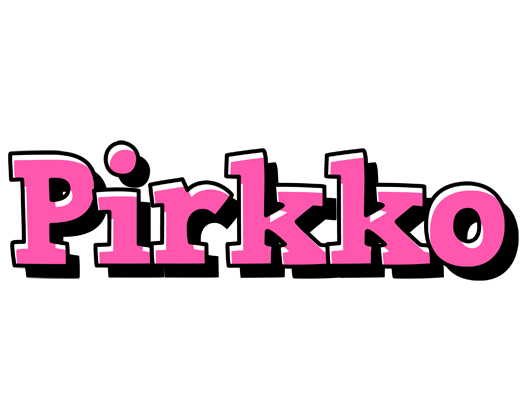 Pirkko girlish logo