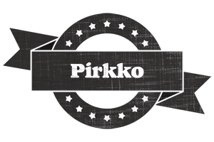 Pirkko grunge logo