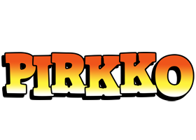 Pirkko sunset logo