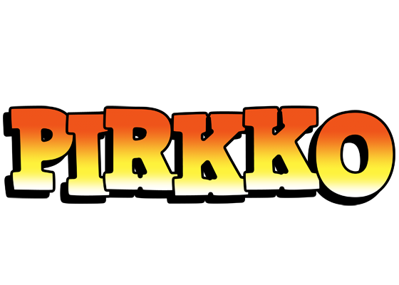 Pirkko sunset logo