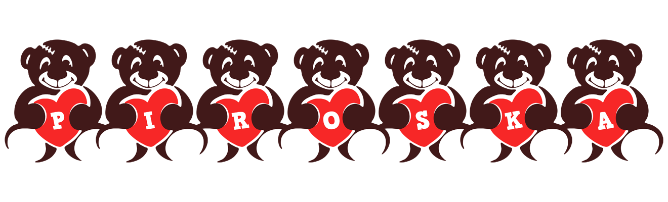 Piroska bear logo