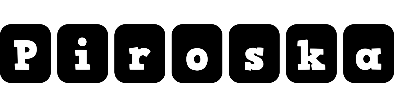 Piroska box logo