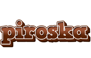 Piroska brownie logo