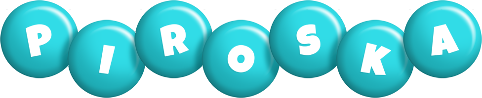 Piroska candy-azur logo