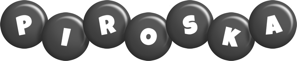 Piroska candy-black logo